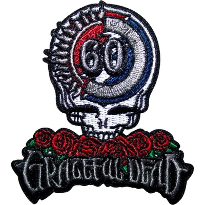 Nažehlovačka Grateful Dead - 60th Anniversary Skull & Logo