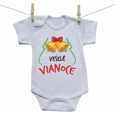 Boodyy Body s krátkym rukávom Veselé Vianoce