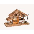 Drevený domček LED 39 cm - G.Wurm