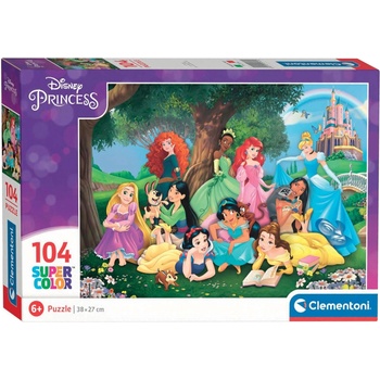 Clementoni Пъзел Clementoni от 104 части - Принцесите на Дисни (25743)