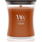 WoodWick Saffron Smoke ароматна свещ с дървен фитил 275 гр