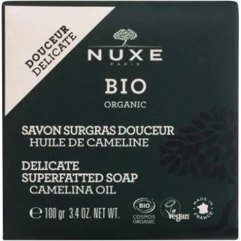 NUXE Bio Organic Delicate Superfatted Soap Camelina Oil нежен сапун за тяло и лице 100 g за жени