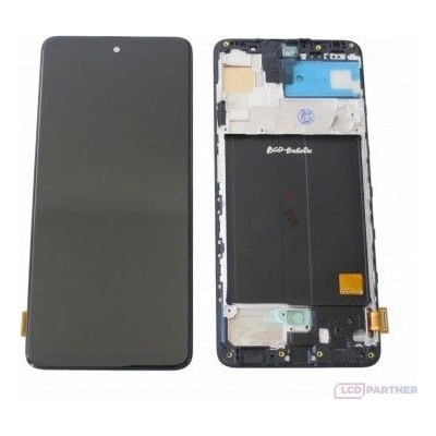 LCD Displej + Dotykový panel + Přední kryt Samsung Galaxy A51