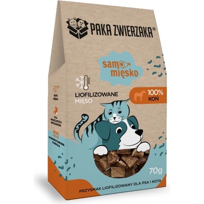 Paka Zwierzaka Лиофилизирана деликатеса Samo Mięsko HORSE 70g