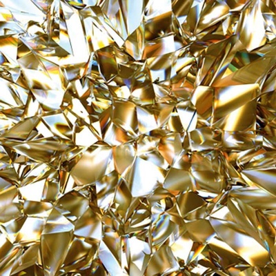 Dimex L-570 vliesová fototapeta na zeď Gold Crystal rozměry 220 x 220 cm