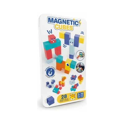 Ludi Magnetická stavebnica kocky 28 ks