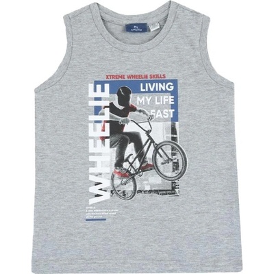 CHICCO Boys Wheelie Tank Light Grey