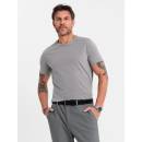 Ombre cotton Basic T-shirt graphite