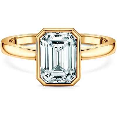 Savicki Zásnubný prsteň Pure žlté zlato laboratórny diamant PURE P EM 100 LAB Z