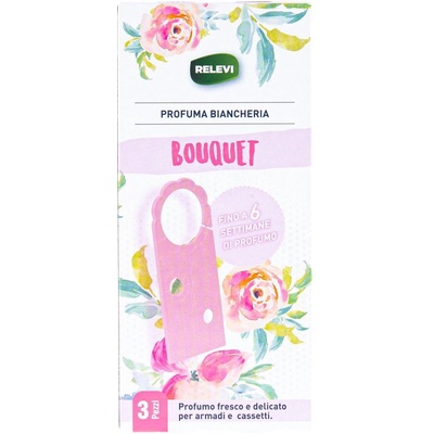 Relevi Deo Tag Bouquet/Cotton Izbový Parfum 3ks
