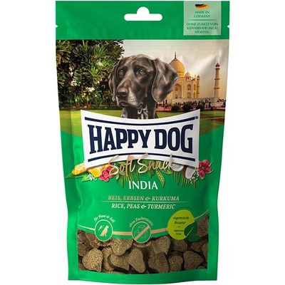 Happy Dog Soft Snack India безмесно лакомство за кучета с ориз, грах и куркума100gr