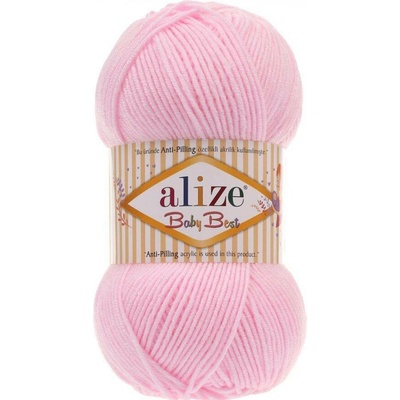Alize příze Baby Best 185 světle růžová