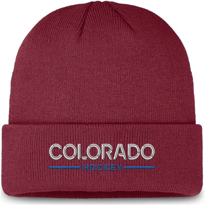Fanatics Pánská zimní čepice Colorado Avalanche NHL Authentic Pro A/Cap Cuffed beanie