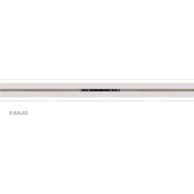 900RAL40 Al profil RAL 9010 k HALO s difúzerom pre LED