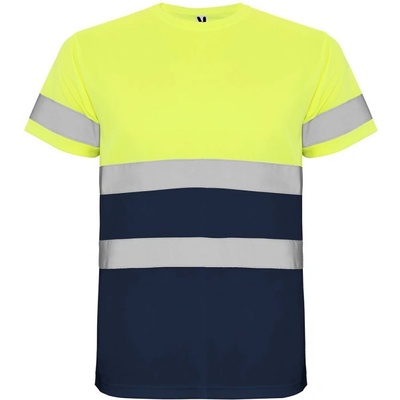 Roly tričko Delta reflexní krátký rukáv pánské Žlutá modrá S – Hledejceny.cz