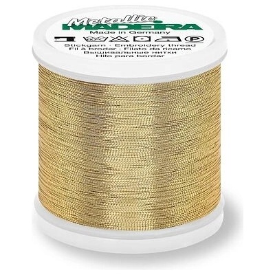 Vyšívací nit Madeira Metallic Smooth 40 (200m) barva 306 white gold
