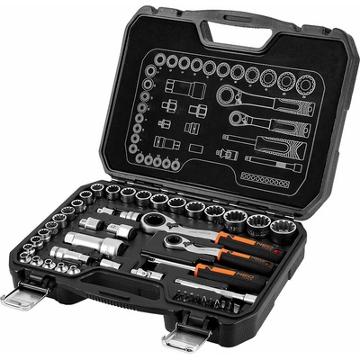 NEO 10-019 sada nástrčných kľúčov 1/4'' 3/8'' 46 dielna