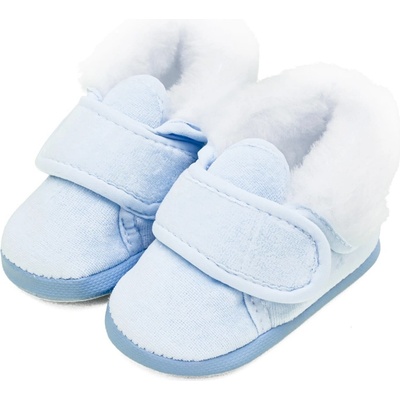 New Baby Dojčenské zimné capáčky modré