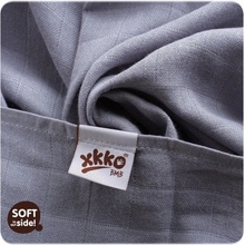 Bambusová osuška XKKO BMB 90x100 Silver Dyed 1ks