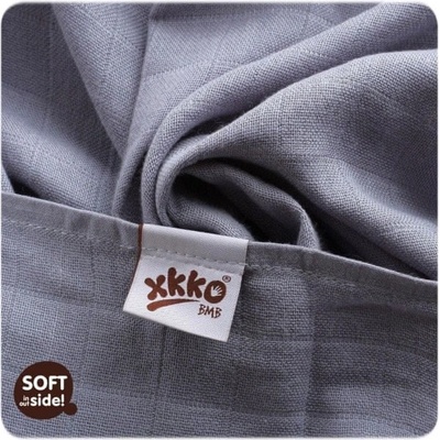 Bambusová osuška XKKO BMB 90x100 Silver Dyed 1ks