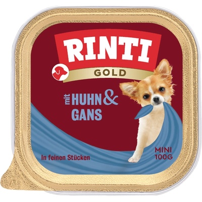 Rinti Gold Mini Adult Dog kura a hus 6 x 100 g