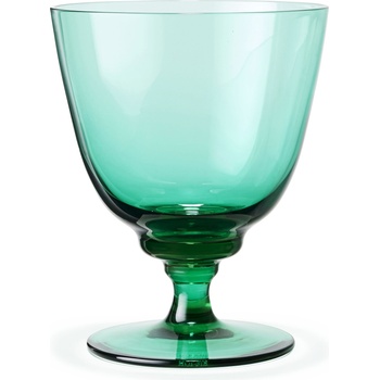 Holmegaard Чаша на столче за сервиране на вода Flow изумрудена (4300488)