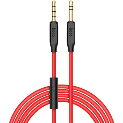 hoco. Аудио кабел Hoco UPA12 AUX audio cable 3.5(with mic) - Черен