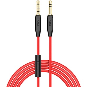 hoco. Аудио кабел Hoco UPA12 AUX audio cable 3.5(with mic) - Черен