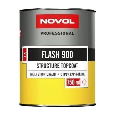 Novol Struktur Flash 900L ak černý 0,75L