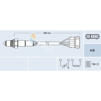 Lambda sonda FAE 77128
