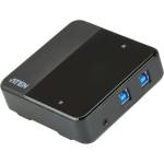 ATEN Превключвател aten us234, За 2 компютъра към 4 usb устройства (us234-usb)