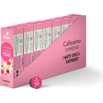 Cafissimo Flavoured Espresso White Choc & Raspberry 80 kapslí