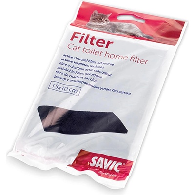 SAVIC - Активен въглен-филтър за котешка тоалетна къща Nestor ,