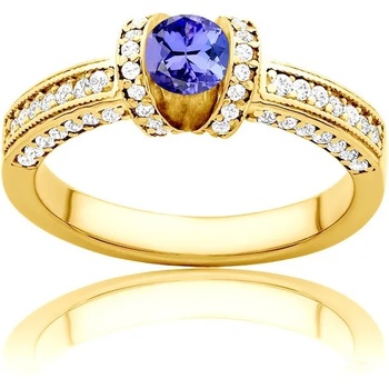 Image 1 of SAVICKI Пръстен Blue Lagoon: злато, танзанит