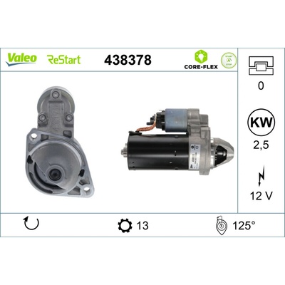 Štartér VALEO 438378