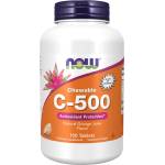 NOW NOW Vitamin C-500 Chewable, 100 Tablets - fitnesdobavki - 29,14 лв