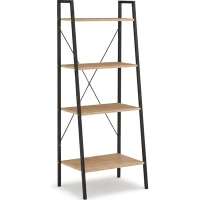 Knihovna TAYLOR SONOMA 4 police 147x60 cm, dub sonoma