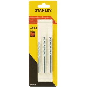 STANLEY - Комплект от 3 свредла за зидария STA56128-XJ (STA56128-XJ)