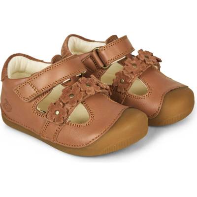 Bundgaard sandály Petit summer flower Cognac