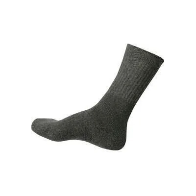 Памучни чорапи, тъмно сиви размер 39 - 42