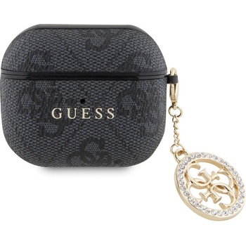Guess 4G Script PC/PU Charm Pouzdro pro AirPods 3, GUA3P4E4CDK