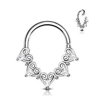 Šperky4U Helix cartilage tragus piercing NS0046ST-1208