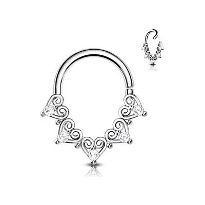 Šperky4U Helix cartilage tragus piercing NS0046ST-1208