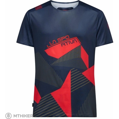 La Sportiva Comp T-Shirt M Night Sky/Mountain Red