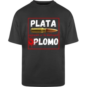 Hoodstyle Тениска Oversize Plata o Plomo0061-22 SALE - , размер L