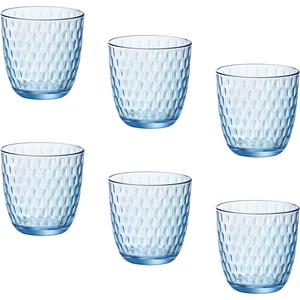 Bormioli Rocco ЧАШИ ЗА ВОДА slot 290ml 6БР СИНИ (580506vsu021990)