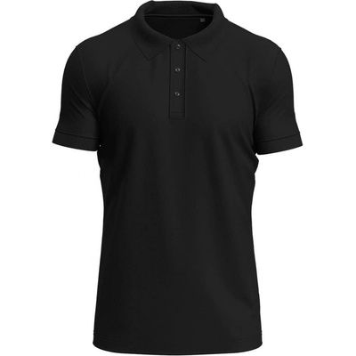 Pánske Polo s krátkym rukávom black opal čierne