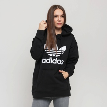 adidas Trefoil hoodie Black White