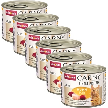 Animonda Carny Adult Single Protein - Чисто пиле 6 x 200 г