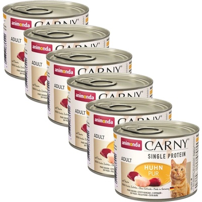 Animonda Carny Adult Single Protein - Чисто пиле 6 x 200 г